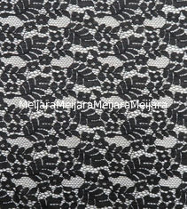 China Eco-Friendly Nylon Elastic Lace Fabric Green / Floral Lace Fabric supplier