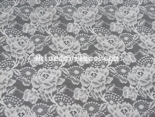 China 150cm width nylon lace fabric floral/special leaf pattern for women's garment SYD-0170 supplier