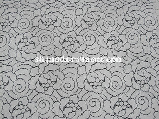 China Comfortable And Breathy Cotton Nylon Lace Fabric Delicate Floral Pattern For Clothing SYD-0171-1 supplier