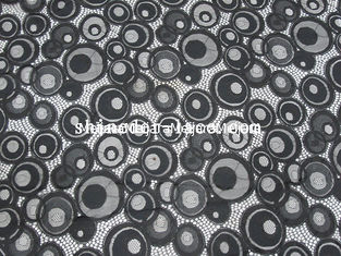 China Lovely Round Design Cotton Nylon Lace Fabric Good Skin/Breathable For Clothing SYD-0175 supplier