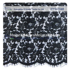 China Custom Nylon And Cotton Thic Wedding Dress Cord Lace Fabric Trimming supplier