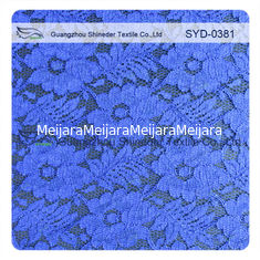 China 2016 Summer Launch Indigo Blue Cord Lace, Floral Lace Fabric , Dark Blue Color Available supplier