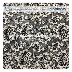 China Nylon Spandex Stretch Lace Fabric , Allover Lace For Women Garment supplier