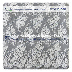 China Fashion Snow White Chantilly Lace Trim For Wedding Dress And Lingerie supplier