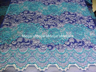 China Beautiful Floral Cotton Nylon Lace Fabric By The Yard With Eco-Friendly Dyeing supplier