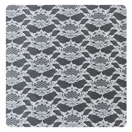 White Thin Plain Flower 100% Nylon Net Mesh Lace Fabric 1.5 - 1.55m Width supplier