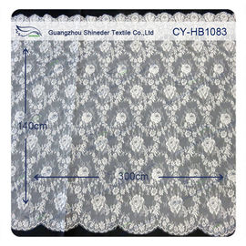 AEO FREE  Floral Chantilly 100% Nylon Lace Fabric For All Kinds Of Garment supplier