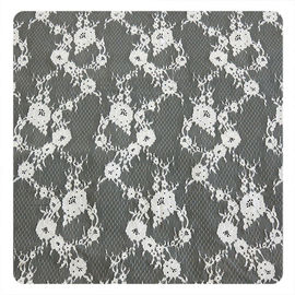 150 x 300 cm Chantilly Trim Lace , Upholstery Fabric For Evening Dress Or Lady Garment supplier