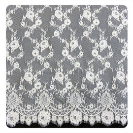 150 x 300 cm Chantilly Trim Lace , Upholstery Fabric For Evening Dress Or Lady Garment supplier
