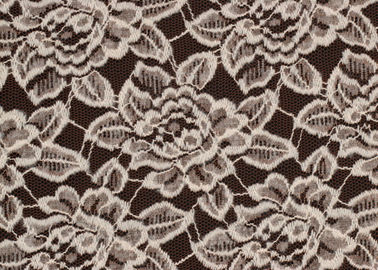 OEM / ODM Customied Brushed Floral Lace Fabric By The Yard Anti-Static CY-LQ0006 supplier