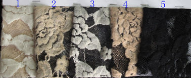 Custom Nylon Spandex Brushed Lace Fabric Anti Static 125cm Width CY-LQ0038 supplier