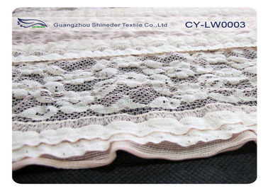 Anti-Static Nylon Spandex Stretch Lace Fabric For Wedding Dress CY-LW0003 supplier