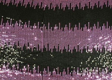 OEM / ODM Custom Beaded Lace Fabric , Shining Sequins Design CY-XP0014 supplier
