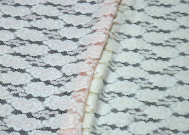 Elegant Colored Breathable Brushed Jacquard Lace Fabric For Women supplier