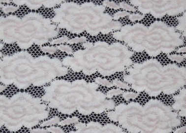 Elegant Colored Breathable Brushed Jacquard Lace Fabric For Women supplier