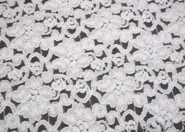 Elegant Ivory Brushed Water Soluble Lace Fabric For Dress Eco Friendly CY-LQ0042 supplier