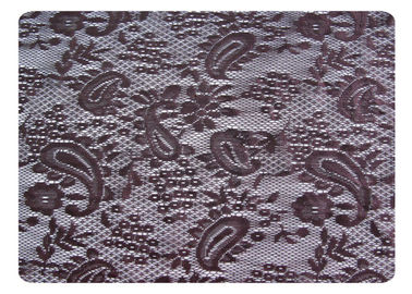 Eco-Friendly Polyester Lace Fabric , Cashew Design for Underwear CY-CT8503 supplier