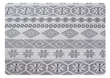 Geometric Polyester Lace Fabric for Garment / Curtain CY-CT8519 supplier