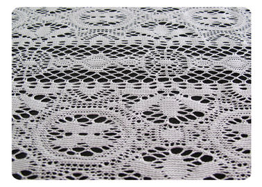 Geometric Polyester Lace Fabric OEM / ODM Offer CY-CT9097 supplier