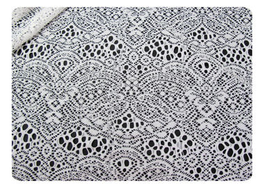 100% Polyester Lace Fabric For Bedding &amp; Home Textile CY-CT9101 supplier