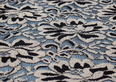 Underwear High Tenacity Elastic Lace Fabric , Flower Lace Fabric CY-LW0790 supplier