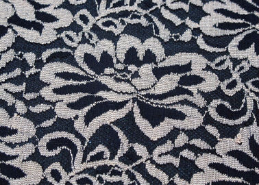 Custom Flower Nylon Elastic Lace Fabric For Upholstery OEM / ODM CY-LW0790 supplier