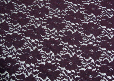 Stretchy Elastic Lace Fabric 60% Cotton 30% Nylon 10% Spandex CY-LW0790 supplier