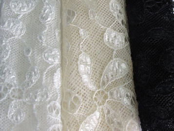 Shrink-Resistant Elastic Lace Fabric ,90% Nylon 10% Spandex Fabric CY-LW0795 supplier