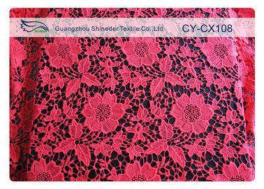 Fashion Underwear Embroidered Nylon Cotton Lace Fabric / Knitted Lace Fabric supplier
