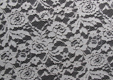 150CM Chemical Corded Flower Lace Fabric 40% Nylon + 60% Cotton CY-DK0004 supplier