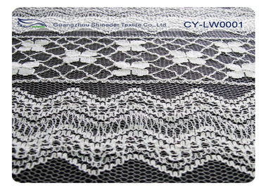 Dress Cotton Nylon Lace Fabric Eco Friendly 30% Nylon 70% Cotton CY-LW0001 supplier