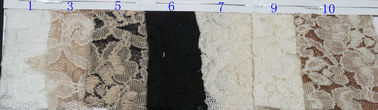 Elastic Flower Cotton Nylon Lace Fabric Elegant Anti Shrink CY-LW0018 supplier