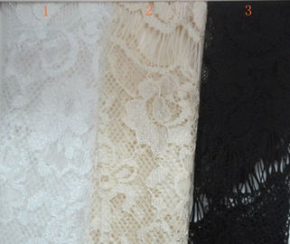 Jacquard Nylon Lace Fabric , 100% Nylon / 145cm Width CY-DN0002 supplier