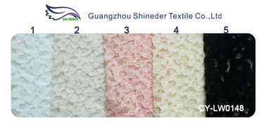 Shrink-Resistant Cotton Nylon Lace Fabric Comfortable 150cm Width CY-LW0148 supplier