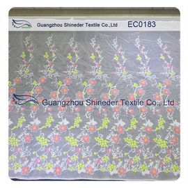 High Density Nylon Cotton Lace Fabric Embroidered Lace For Lady Garments supplier