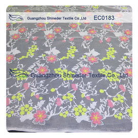 High Density Nylon Cotton Lace Fabric Embroidered Lace For Lady Garments supplier