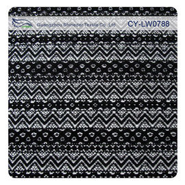Jacquard Nylon Cotton Corded Lace Fabric For Garment Material SGS BV ITS CY-LW0788 supplier