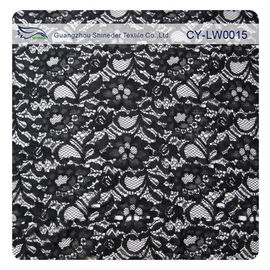 Nylon Viscose Corded Lace Fabric For Clothing 145CM - 150 CM Width CY-LW0015 supplier