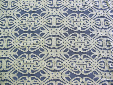 Voile Yellow Cotton Nylon Lace Fabric Eco-friendly Dyeing For Curtain Decoration CY-DK0035 supplier