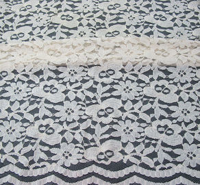Eco-friendly Cotton Nylon Lace Mesh Fabric Pink 145CM - 150CM Width CY-DK0025 supplier