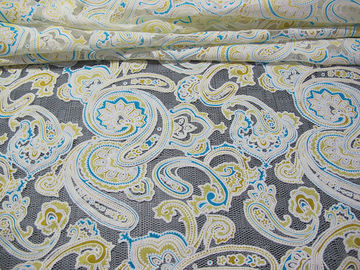 Colored Printed Polyester Lace Fabric Cotton Mesh Burnout Lace of Eco-dyeing Technics(CY-DK0042) supplier