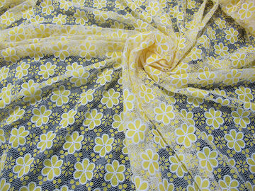 Printed Cotton Charming Polyester Lace Fabric with Allover Lace for Lady Garment(CY-DK0021) supplier