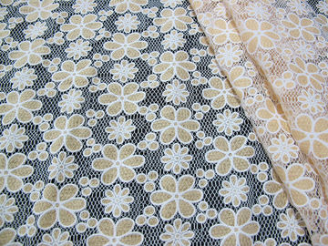 Printed Cotton Charming Polyester Lace Fabric with Allover Lace for Lady Garment(CY-DK0021) supplier
