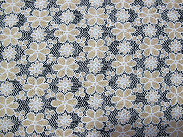 Printed Cotton Charming Polyester Lace Fabric with Allover Lace for Lady Garment(CY-DK0021) supplier