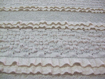 Multilayer Bridal Stretch Lace Trim Fabric Eco Friendly 50’’- 52’’ CY-LW0182 supplier