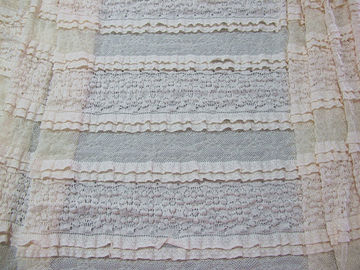 Multilayer Bridal Stretch Lace Trim Fabric Eco Friendly 50’’- 52’’ CY-LW0182 supplier