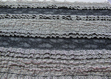 Multilayer Bridal Stretch Lace Trim Fabric Eco Friendly 50’’- 52’’ CY-LW0182 supplier