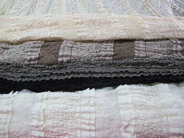 Multilayer Bridal Stretch Lace Trim Fabric Eco Friendly 50’’- 52’’ CY-LW0182 supplier