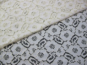 Mint Green Guipure Cotton Nylon Lace Fabric /  Upholstery Fabric SYD-0010 supplier