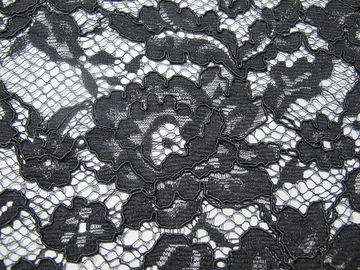 Water Soluble Heavy Corded Lace Fabric Knitted Flower With French Lace supplier